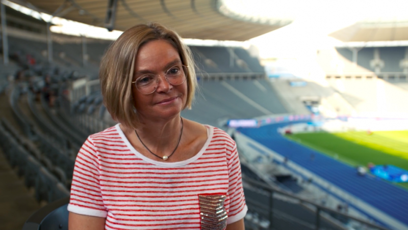 Stefanie Opitz is sports journalist for ZDF and as mentor she helps women into sports journalism at brave stories