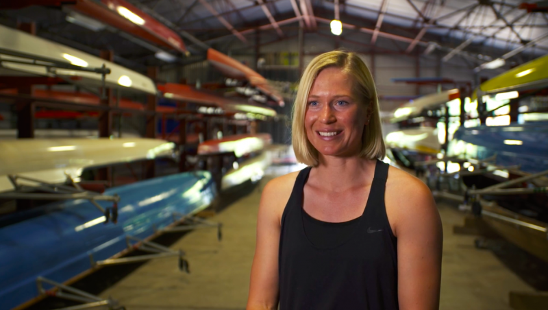 Julia Lier is rower and olympic gold medal winner in double foursome 2016 and demands appreciation for women's performances at brave stories