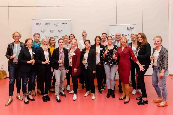 Congress of German Olympic Sports Confederation in Leipzig september 2019 concerning gender equality in sports with launch of platform and network brave stories