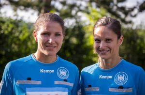 Maike Merz und Tanja Schilha are referees in handball for women and men and idols at brave stories